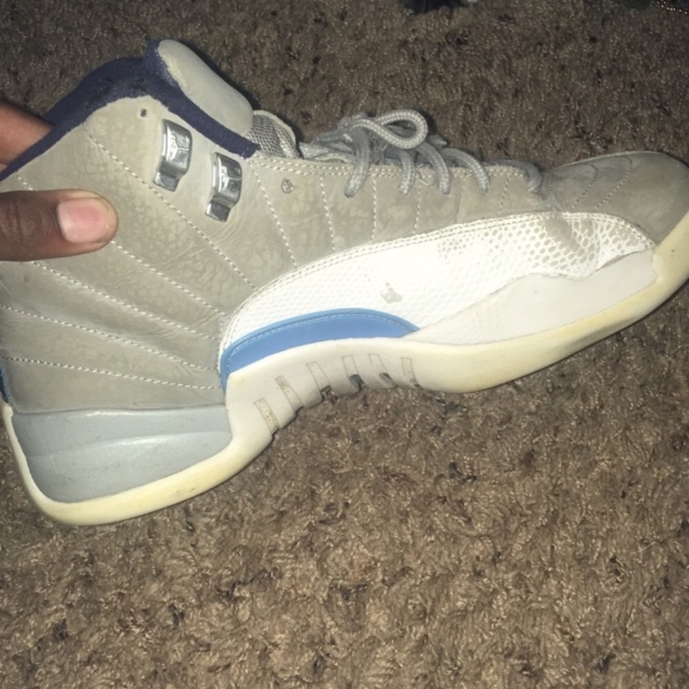 Air Jordan 12 Grey/University Blue
